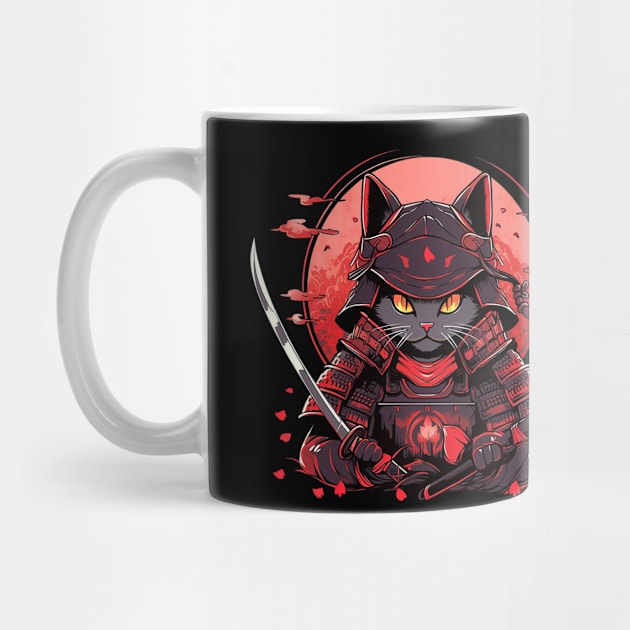 samurai cat by fancy ghost